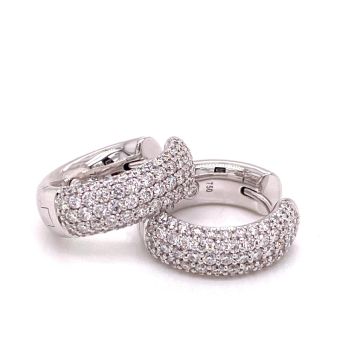 Creolen Weissgold 750 Noor Brillantcreolen