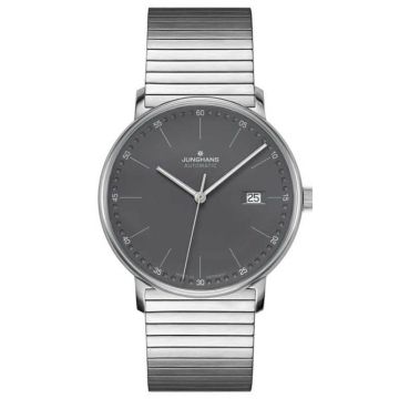 Herrenarmbanduhr Edelstahl Junghans Form A