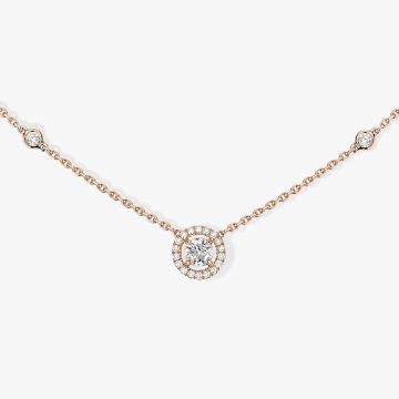 Collier Roségold 750 Messika Joy Joy Diamant Rond