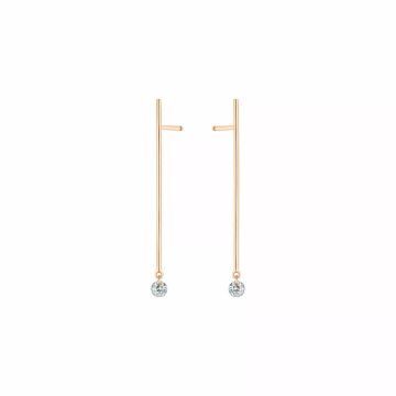 Ohrpendel Rotgold 750 LA Brune & LA Blonde Majorette