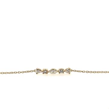 Armband Gelbgold 750 Atelier Kopf Brillantarmband