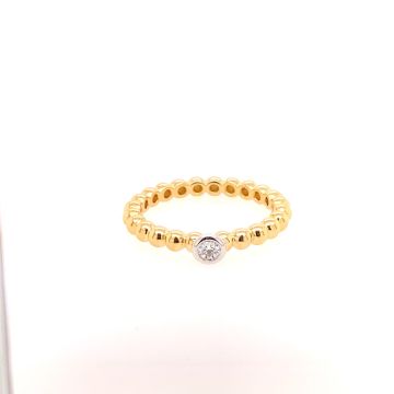 Ring Bicolor GW750 Noor Kugelring