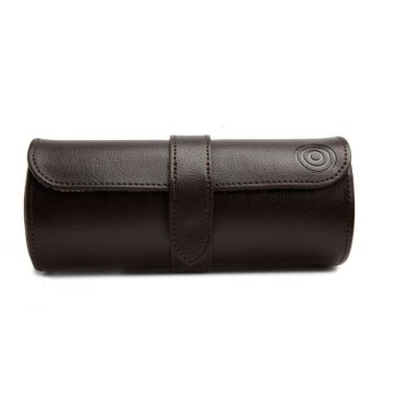 Lederware  Leder echt Wolf WM Brown Watch Roll with Cigar Case