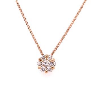 Collier Rotgold 750 Atelier Kopf Diamantcollier