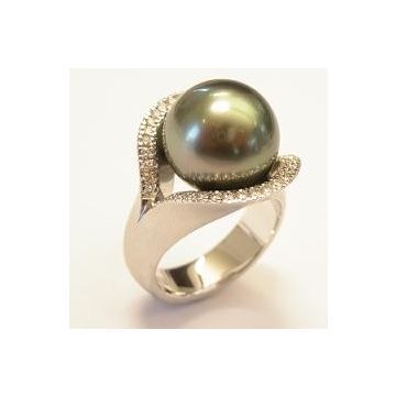 Ring Weissgold 750 Gellner Pearls Weißgold Perlring