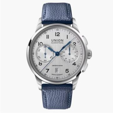 Armbanduhr Edelstahl Union Glashütte 1893 JOHANNES DÜRRSTEIN EDITION