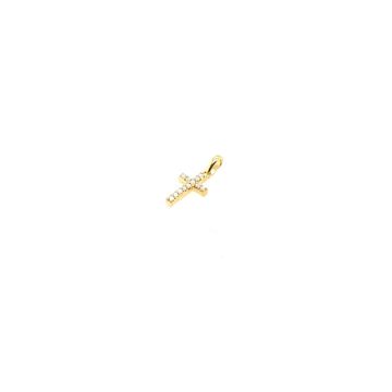 Anhänger Gelbgold 750 Atelier Kopf Brillantkreuz