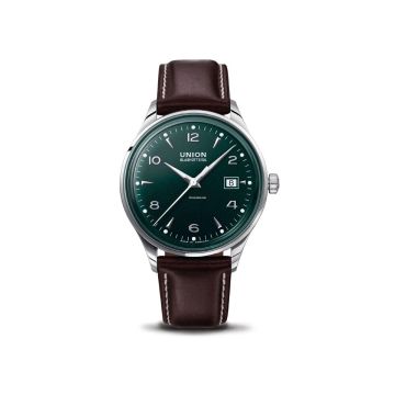 Herrenarmbanduhr Edelstahl Union Glashütte Noramis Noramis Datum