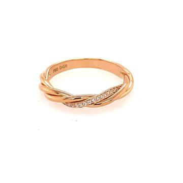 Ring Rotgold 750 Atelier Kopf Brillantring
