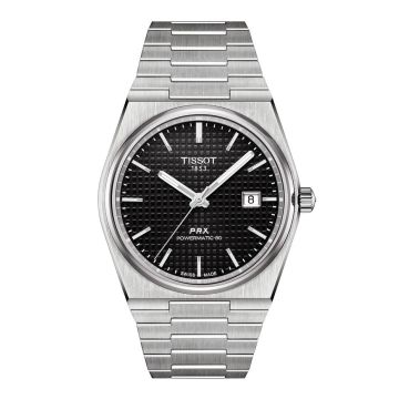 Herrenarmbanduhr Edelstahl Tissot Powermatic PRX Powermatic 80