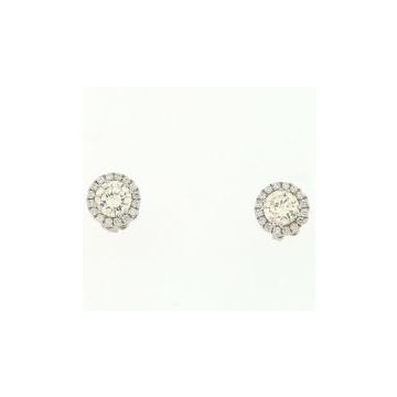 Ohrstecker Weissgold 750 Piero Milano Gioielli Diamantstecker