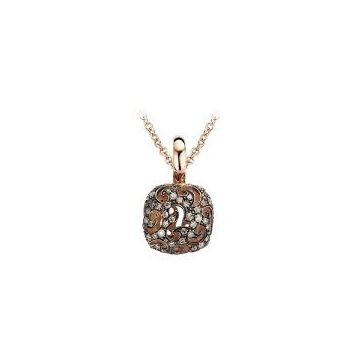 Collier Rotgold 750 Bigli Diamantcollier