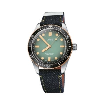 Herrenarmbanduhr Edelstahl Oris x Momotaro