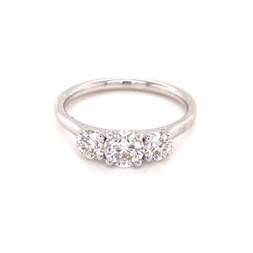 Ring Weissgold 750 Atelier Kopf Weißgold Diamantring