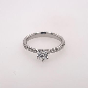 Ring Weissgold 750 Atelier Kopf Diamantring