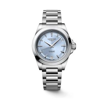 Armbanduhr Edelstahl Longines Conquest CONQUEST