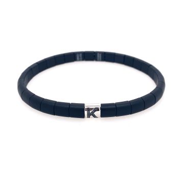 Armband Keramic Atelier Kopf Keramic matt schwarze Diamanten