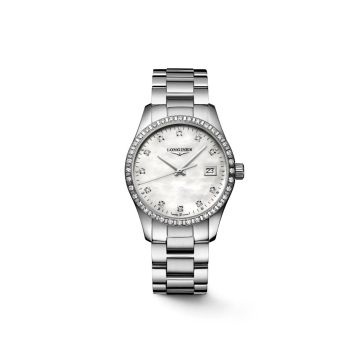 Damenarmbanduhr Edelstahl Longines Conquest CONQUEST CLASSIC