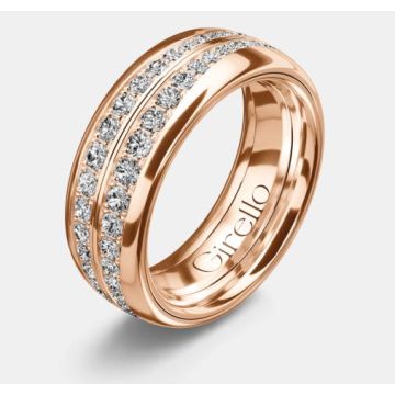 Ring Rotgold 750 Girello Girello Drehring