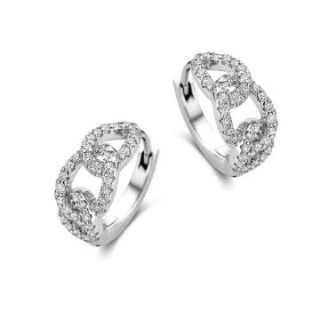 Creolen Silber 925 Naiomy Moments Zirkonia