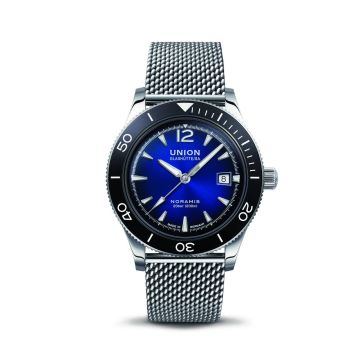 Damenarmbanduhr Edelstahl Union Glashütte Noramis Noramis Datum Sport