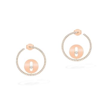 Ohrstecker Roségold 750 Messika Lucky Move 18 Karat