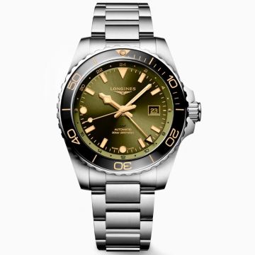 Armbanduhr Edelstahl Longines HydroConquest HYDROCONQUEST GMT