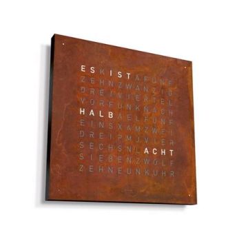 Großuhr Edelstahl Qlocktwo Classic Creators Edition