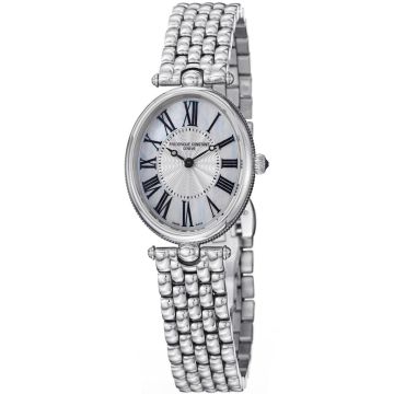 Damenarmbanduhr Edelstahl Frederique Constant Art Deco Classics Art Deco Oval