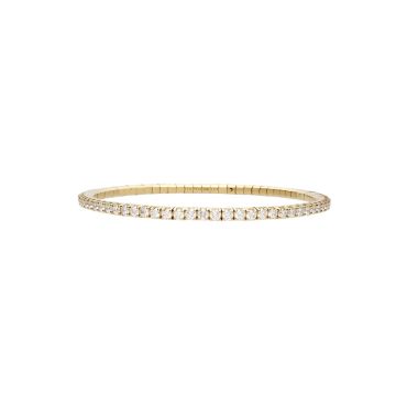 Armreifen Gelbgold 750 Atelier Kopf Tennisarmband