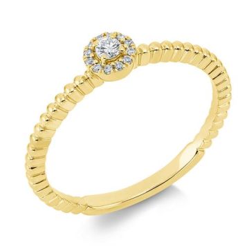 Ring Gelbgold 750 Atelier Kopf Brilliantring