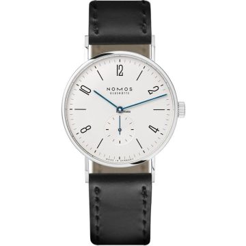 Damenarmbanduhr Edelstahl Nomos Tangente Tangente Glasboden