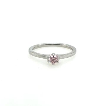 Ring Weissgold 750 Atelier Kopf Verlobungsring 6 Krappen Verlobungsring