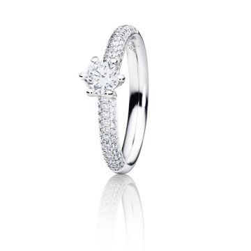 Ring Weissgold 750 Capolavoro Pave Diamante in Amore