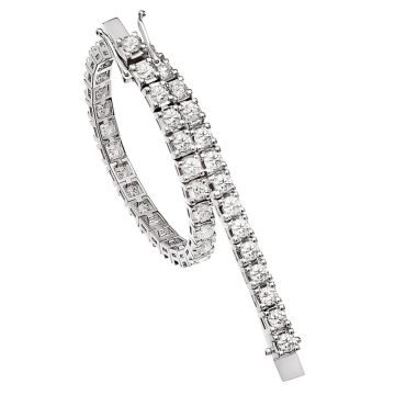 Armband Weissgold 750 Atelier Kopf Tennisarmband in Weißgold