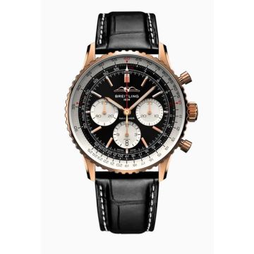 Chronograph Rotgold 750 Breitling Navitimer Navitimer B01 Chronograph 43