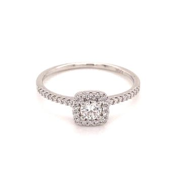 Ring Weissgold 585 Wilhelm Müller Brillantring