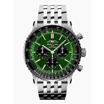 Armbanduhr Edelstahl Breitling Navitimer Navitimer B01 Chronograph 46