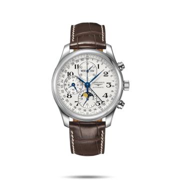 Chronograph Edelstahl Longines Master Collection MASTER COLLECTION CHRONO MOONPHASE