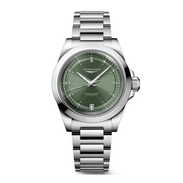 Damenarmbanduhr Edelstahl Longines Conquest Conquest