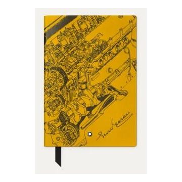 Notebook Leder echt Montblanc Notebook #146 E. Ferrari yellow lined