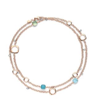 Collier Rotgold 750 Bigli Collier