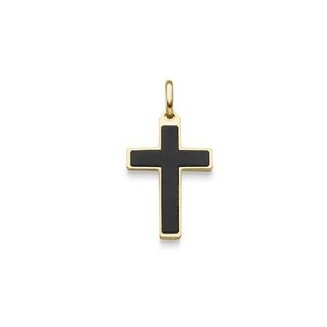 Kreuz Gelbgold 585 Atelier Kopf Kreuz Onyx