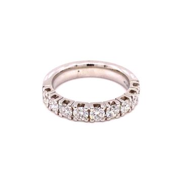 Ring Weissgold 750 Atelier Kopf Brillantring halb ausgefasst