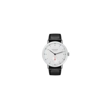 Herrenarmbanduhr Edelstahl Nomos Metro Metro neomatik 39