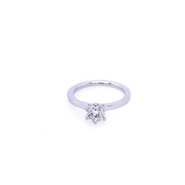 Ring Weissgold 750 Atelier Kopf Solitaire