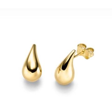 Ohrstecker Gelbgold 585 Atelier Kopf Tropfen