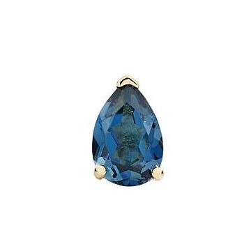 Ohrstecker Gelbgold 750 Recarlo London Blue Ohrstecker