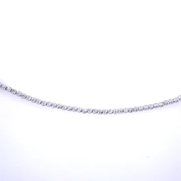 Armband Weissgold 750 Atelier Kopf Armband Diamantiert geschliffen