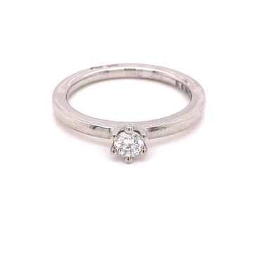 Ring Platin 950 Meister Platin Solitaire 6 Krappen